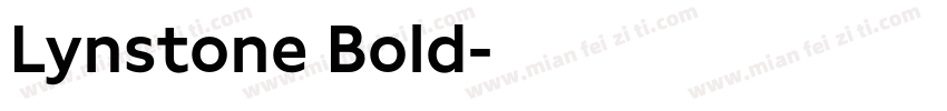 Lynstone Bold字体转换